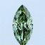 0.81 Ct. Fancy Vivid Green Marquise Lab Grown Diamond