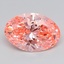 5.06 Ct. Fancy Vivid Pink Oval Lab Grown Diamond