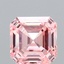 3.19 Ct. Fancy Vivid Pink Asscher Lab Grown Diamond