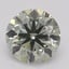 1.00 Ct. Fancy Gray-Greenish Yellow Round Diamond