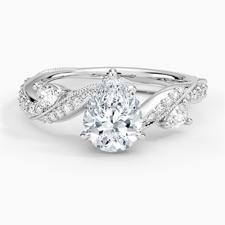 Grand Camellia Diamond Ring