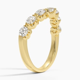 Cannes Curved Lab Diamond Ring (1 ct. tw.)