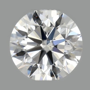 Round diamond — real photo