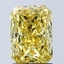 2.06 Ct. Fancy Vivid Yellow Radiant Lab Grown Diamond