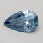 0.50 Ct. Fancy Vivid Blue Pear Lab Grown Diamond