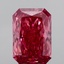 3.09 Ct. Fancy Vivid  Pink Radiant Lab Grown Diamond