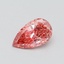 0.54 Ct. Fancy Vivid Pink Pear Lab Grown Diamond