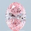 2.00 Ct. Fancy Vivid Pink Oval Lab Grown Diamond