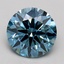 2.06 Ct. Fancy Vivid Blue Round Lab Grown Diamond