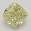 1.34 Ct. Fancy Yellow Cushion Diamond