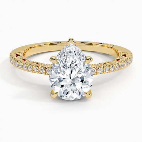 Tacori Lunetta Crescent Diamond Ring