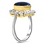 The Mazen Ring, smalltop view on a hand