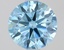 1.45 Ct. Fancy Vivid Blue Round Lab Grown Diamond