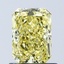 1.06 Ct. Fancy Vivid Yellow Radiant Lab Grown Diamond