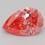 1.56 Ct. Fancy Vivid Pink Pear Lab Grown Diamond