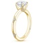 18K Yellow Gold Alula Diamond Ring, smallside view