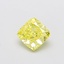 1.02 Ct. Fancy Intense  Yellow Cushion Lab Grown Diamond