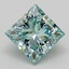 2.08 Ct. Fancy Intense  Green Princess Lab Grown Diamond