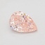 0.55 Ct. Fancy Vivid Pink Pear Lab Grown Diamond