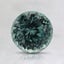 6.6x6.5mm Unheated Teal Round Montana Sapphire