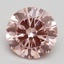 1.70 Ct. Fancy Intense Pink Round Lab Grown Diamond
