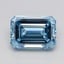 3.08 Ct. Fancy Vivid  Blue Emerald Lab Grown Diamond