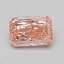 0.82 Ct. Fancy Vivid Pink Radiant Lab Grown Diamond