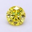 1.03 Ct. Fancy Intense  Yellow Round Lab Grown Diamond