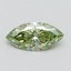 0.51 Ct. Fancy Vivid Green Marquise Lab Grown Diamond