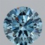2.09 Ct. Fancy Vivid Blue Round Lab Grown Diamond