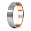 Two Tone Fingerprint and Birthstone Ring, smallview
