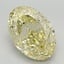 5.58 Ct. Fancy Intense Yellow Oval Lab Grown Diamond