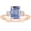 14K Rose Gold Selene Three Stone Diamond Ring (1/3 ct. tw.), smalltop view