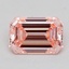 1.26 Ct. Fancy Intense  Pink Emerald Lab Grown Diamond