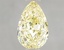 1.22 Ct. Fancy Vivid Yellow Pear Lab Grown Diamond