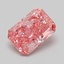 1.06 Ct. Fancy Vivid Pink Radiant Lab Grown Diamond