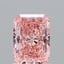 1.18 Ct. Fancy Vivid Pink Radiant Lab Grown Diamond