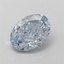 1.27 Ct. Fancy Intense  Blue Oval Lab Grown Diamond