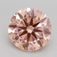 2.53 Ct. Fancy Intense Pink Round Lab Grown Diamond