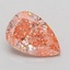 1.26 Ct. Fancy Vivid Pink Pear Lab Grown Diamond
