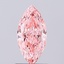 1.05 Ct. Fancy Vivid Pink Marquise Lab Grown Diamond