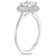 18K White Gold Audra Diamond Ring, smallside view