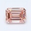 1.05 Ct. Fancy Vivid Pink Emerald Lab Grown Diamond
