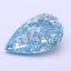 1.05 Ct. Fancy Vivid  Blue Pear Lab Grown Diamond