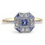 Art Deco Sapphire Vintage Ring