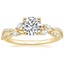 14K Yellow Gold Luxe Willow Diamond Ring (1/4 ct. tw.), smalltop view