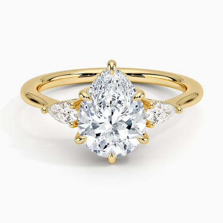 Three Stone Engagement Ring