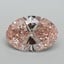 5.05 Ct. Fancy Vivid Pink Oval Lab Grown Diamond