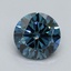 2.00 Ct. Fancy Vivid Blue Round Lab Grown Diamond