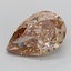 2.84 Ct. Fancy  Brown Pear Lab Grown Diamond